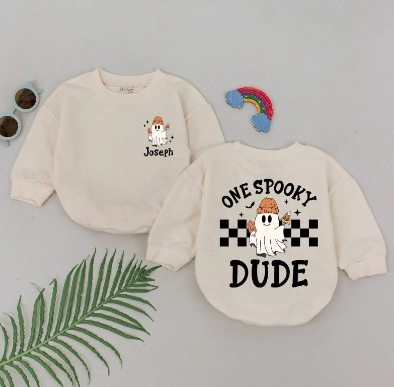 Spooky Dude Halloween Romper - Ideal Baby Shower & First Halloween Gift