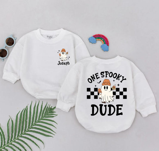 Spooky Dude Halloween Romper - Ideal Baby Shower & First Halloween Gift