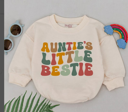 Auntie’s Bestie Baby Romper: Ideal Shower Gift, Boy-Girl Suitable, Newborn Outfit