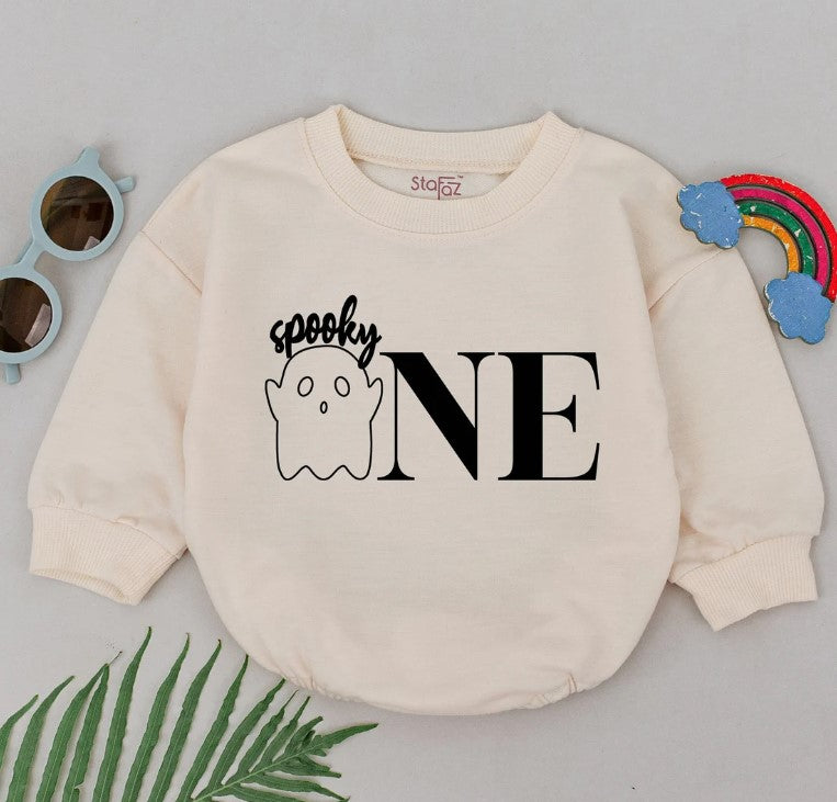 Baby's 1st Halloween Birthday Romper - Spooky & Cute Autumn Outfit Gift