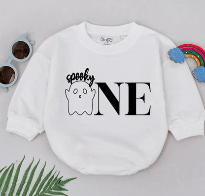 Baby's 1st Halloween Birthday Romper - Spooky & Cute Autumn Outfit Gift