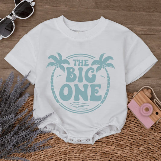 The Big One Sun & Surf Bubble Romper: Ideal Baby's 1st Birthday Outfit