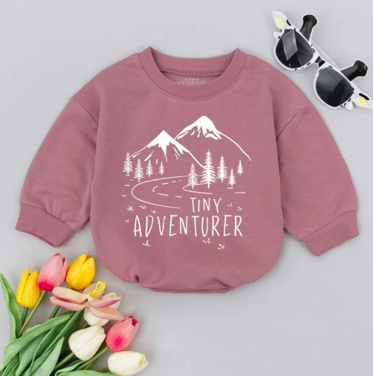 Tiny Adventurer: Baby's First Trip Outfit, Camping & Hiking Bodysuit