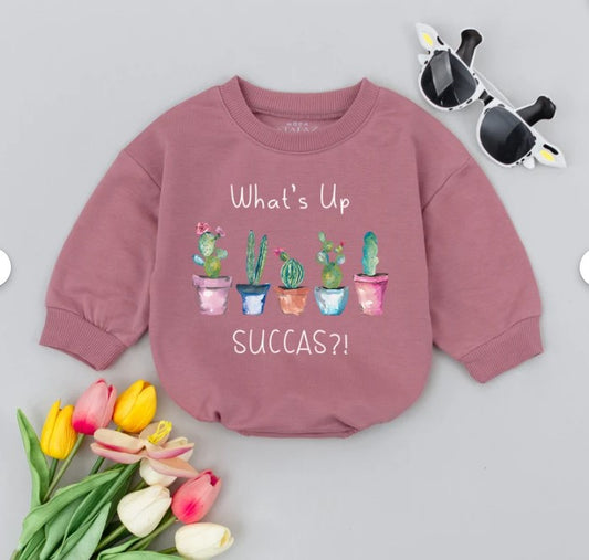 Hip & Fun Cactus-Themed Bodysuit: Perfect Baby Shower Gift for Nature Lovers