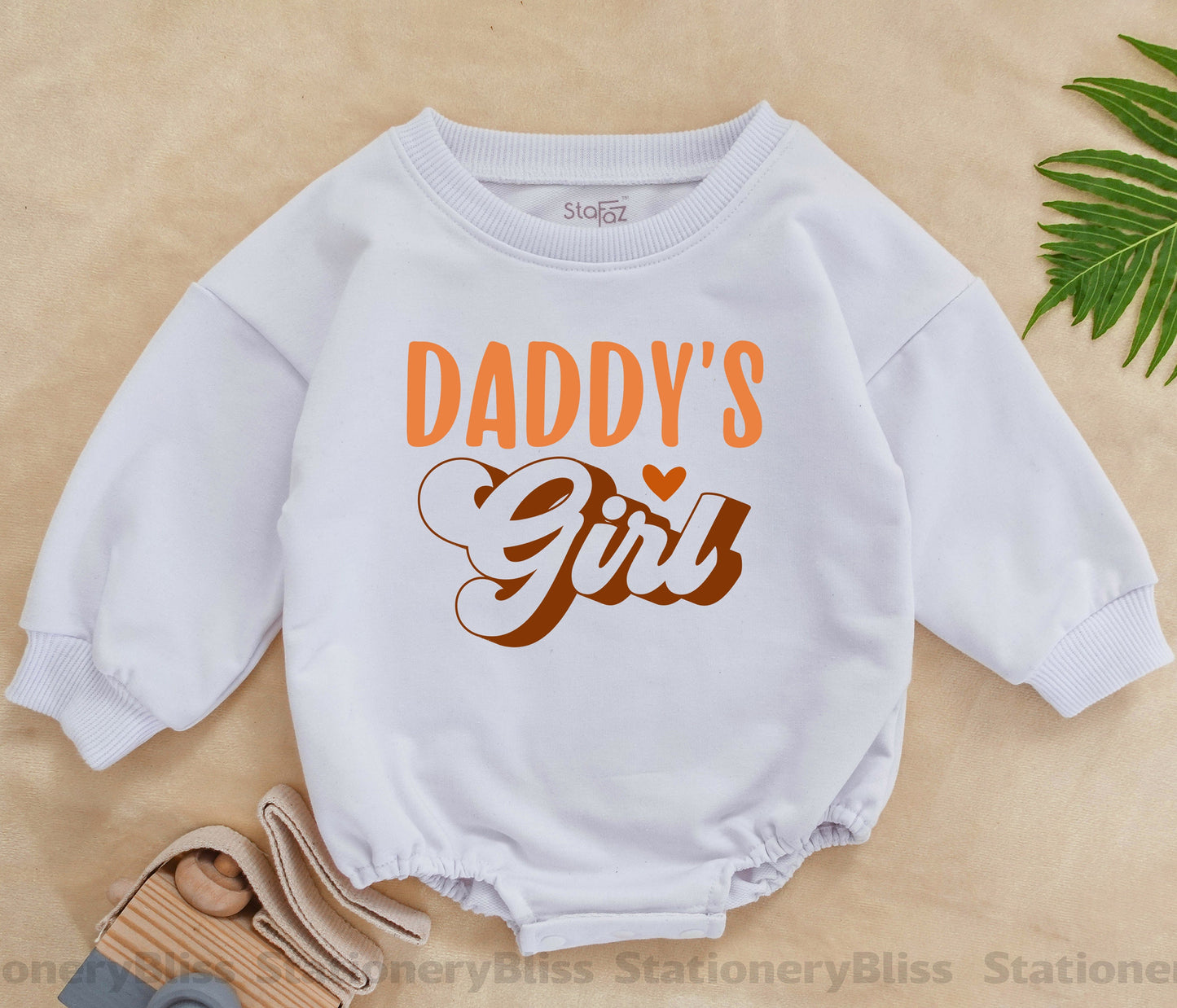 Retro Daddy’s Girl Romper: Perfect First Father's Day Baby Outfit