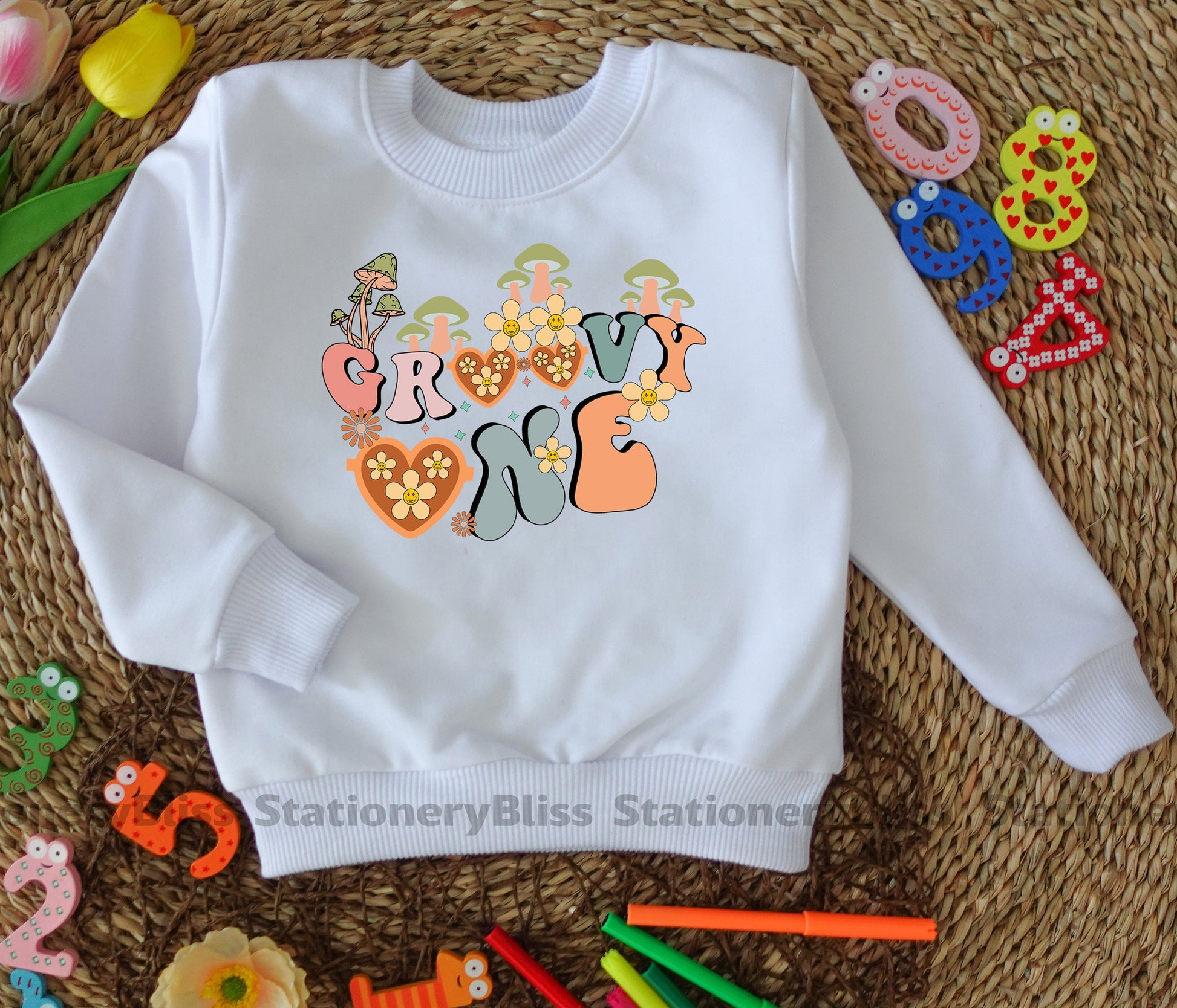 Groovy One Boho Romper for Babies – 1st Birthday & Gender Neutral