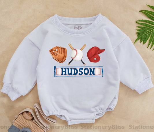 STAFAZ Game Day Bodysuit Baby Baseball Outfit Retro Jumpsuit Girl's Baseball Romper Baby Baseball Bummies Game Day Vibes