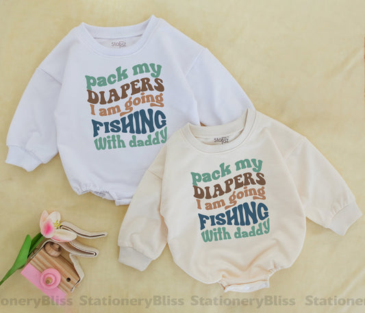 Retro Fishing Buddy Baby Bodysuit - Perfect Gift for New Dads  