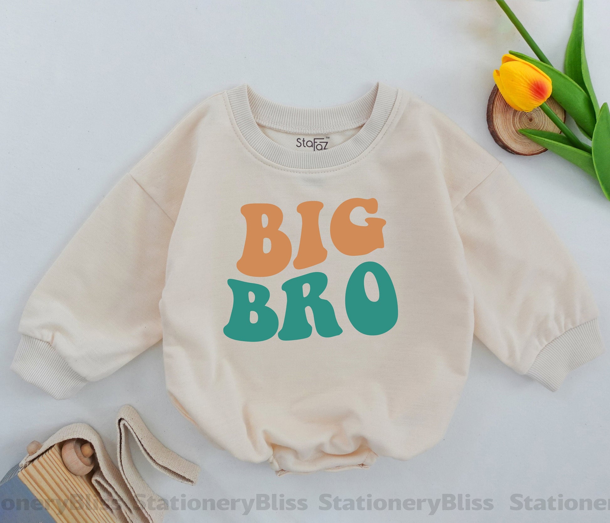 Retro Sibling Outfits: Big Bro, Little Sis, Newborn Bodysuits