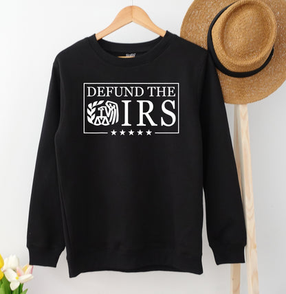 Defund the IRS Eagle Graphic Tee: Bold Libertarian Statement Shirt for Patriots Who Love Freedom, Funny Political Gift for Tax Season, Comfortable Cotton (139 chars)