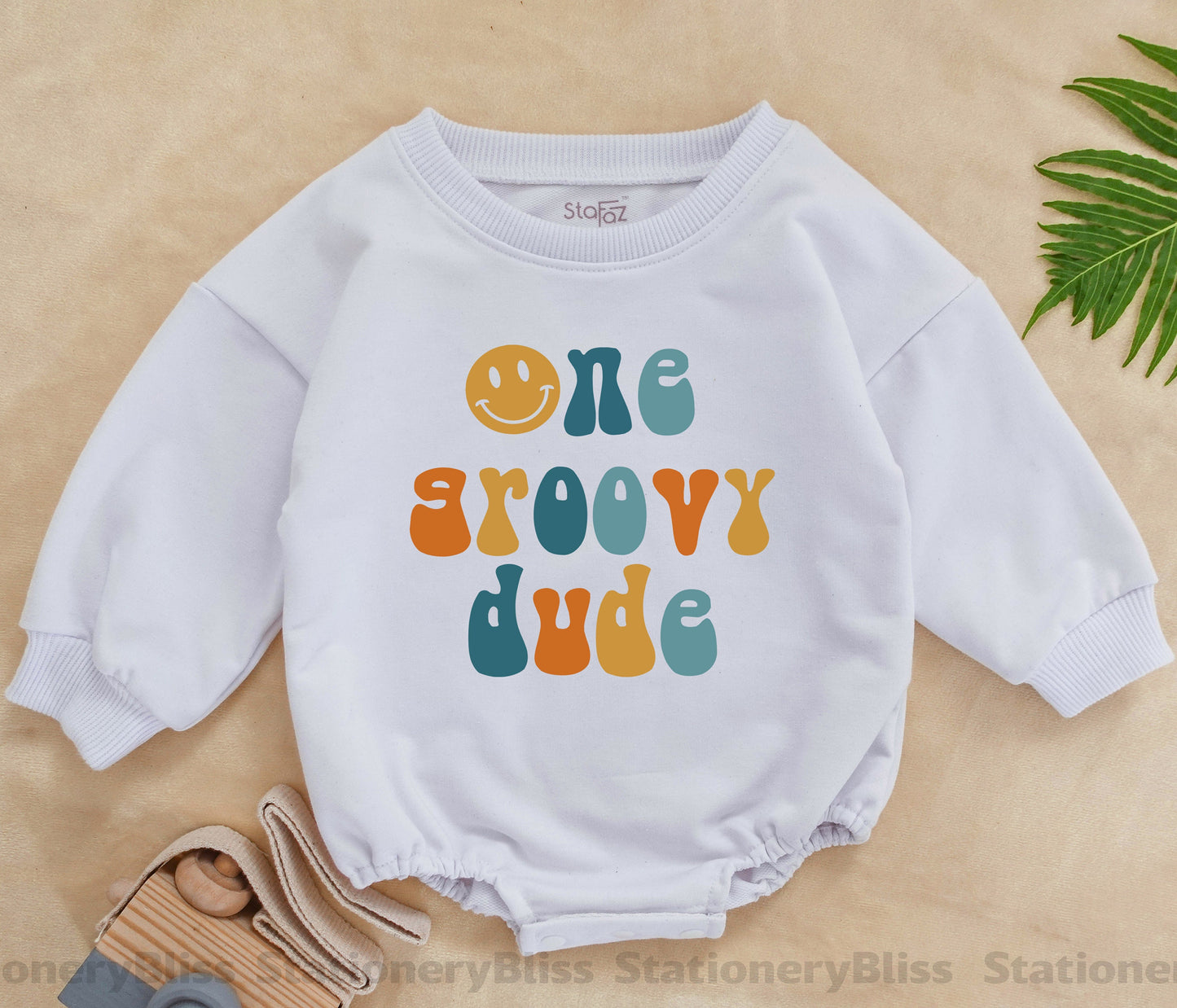 One Groovy Dude Retro Romper – Perfect 1st Birthday or Baby Shower Gift