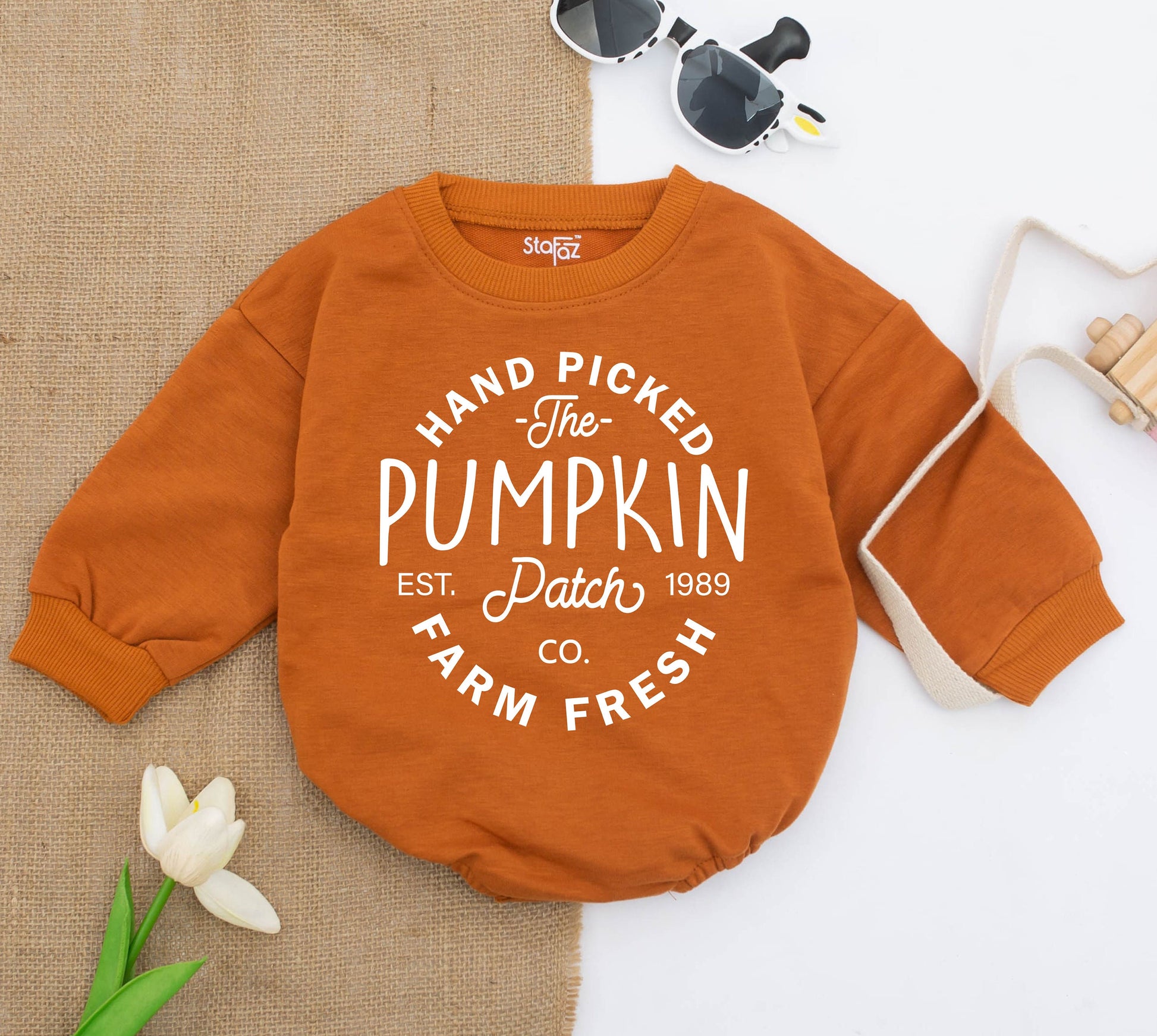 Autumn Baby Pumpkin Romper: Perfect Fall & Thanksgiving Outfit