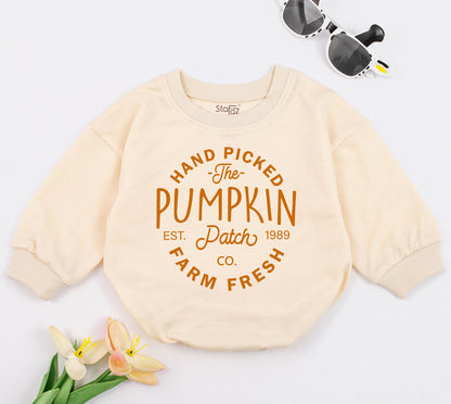 Autumn Baby Pumpkin Romper: Perfect Fall & Thanksgiving Outfit