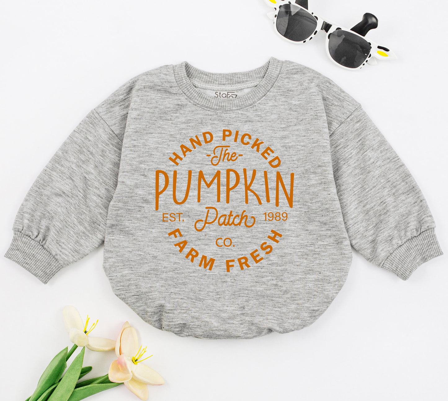 Autumn Baby Pumpkin Romper: Perfect Fall & Thanksgiving Outfit