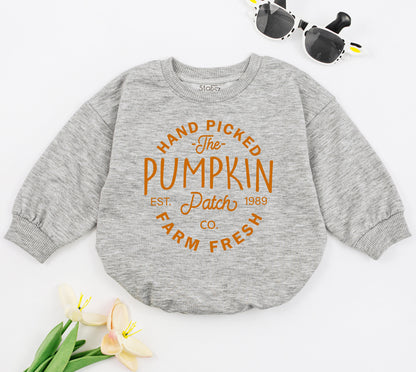 Autumn Baby Pumpkin Romper: Perfect Fall & Thanksgiving Outfit