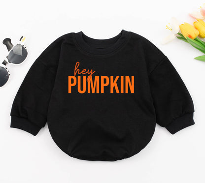 Pumpkin Baby Fall Romper, Cute First Season Bodysuit Outfit  