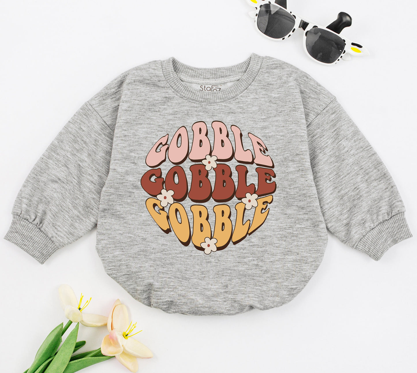 First Thanksgiving Baby Romper – Cute Turkey Outfit & Baby Shower Gift