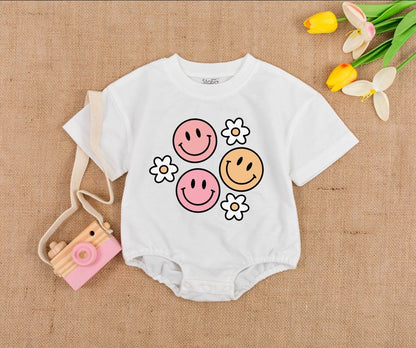 Hi I'm New Here Baby Romper Adorable Newborn Bodysuit Soft Cotton Take Home Outfit Infant Coming Home Clothes New Baby Shower Gift