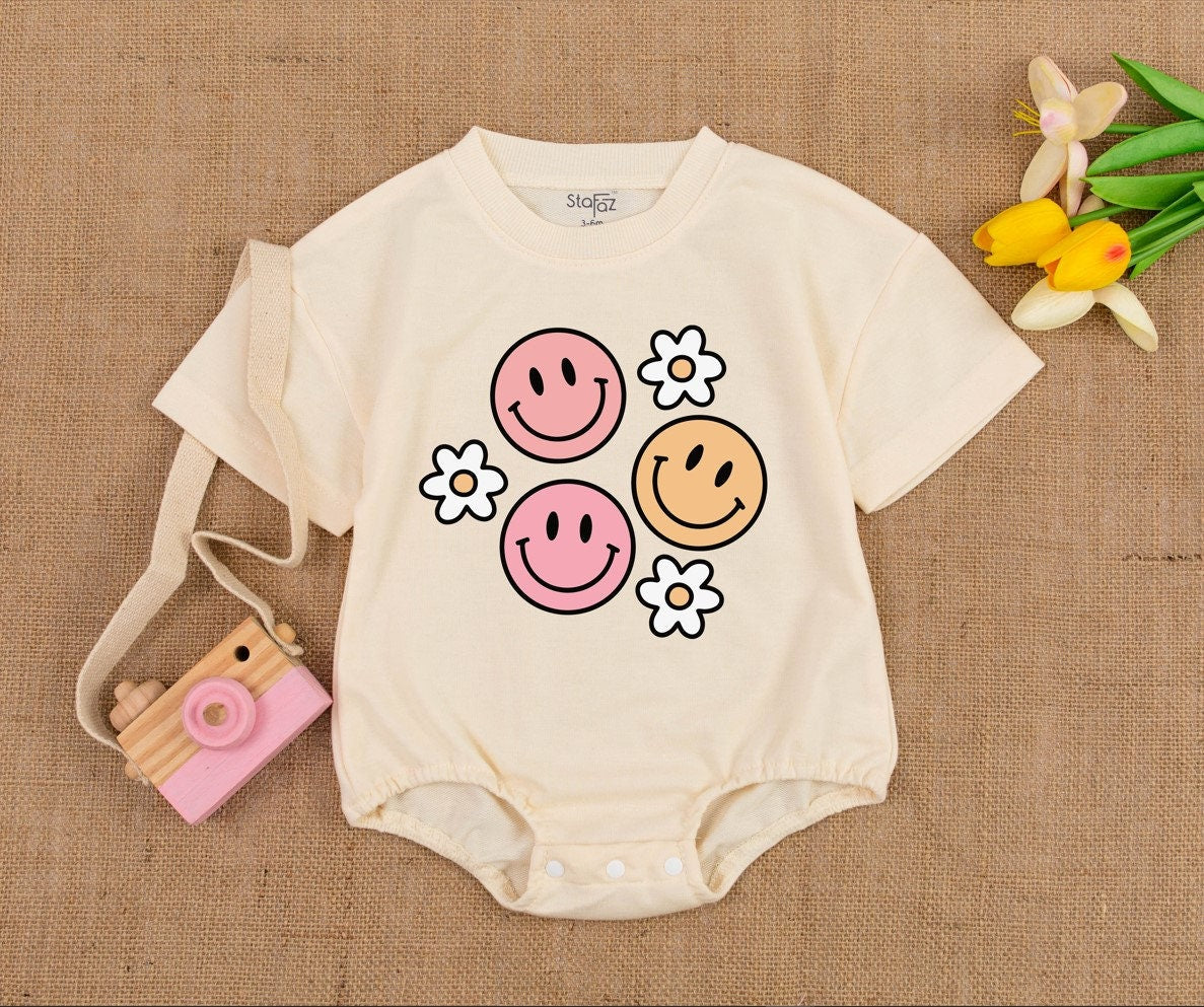 Hi I'm New Here Baby Romper Adorable Newborn Bodysuit Soft Cotton Take Home Outfit Infant Coming Home Clothes New Baby Shower Gift
