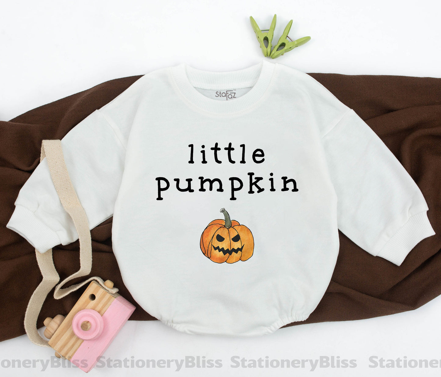 Little Pumpkin Romper - Fall Baby Outfit, Halloween & Thanksgiving