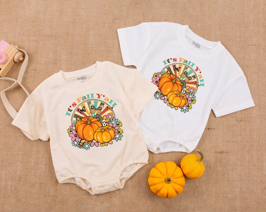 Adorable Pumpkin Baby Romper: Perfect Fall Baby Shower Gift