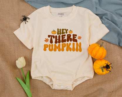 Pumpkin Infant Romper, Fall Baby Gift, Thanksgiving & Halloween Outfit