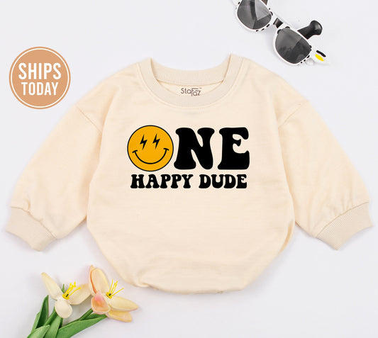 One Cool Dude Birthday Romper - Family Matching 1st Birthday Outfit