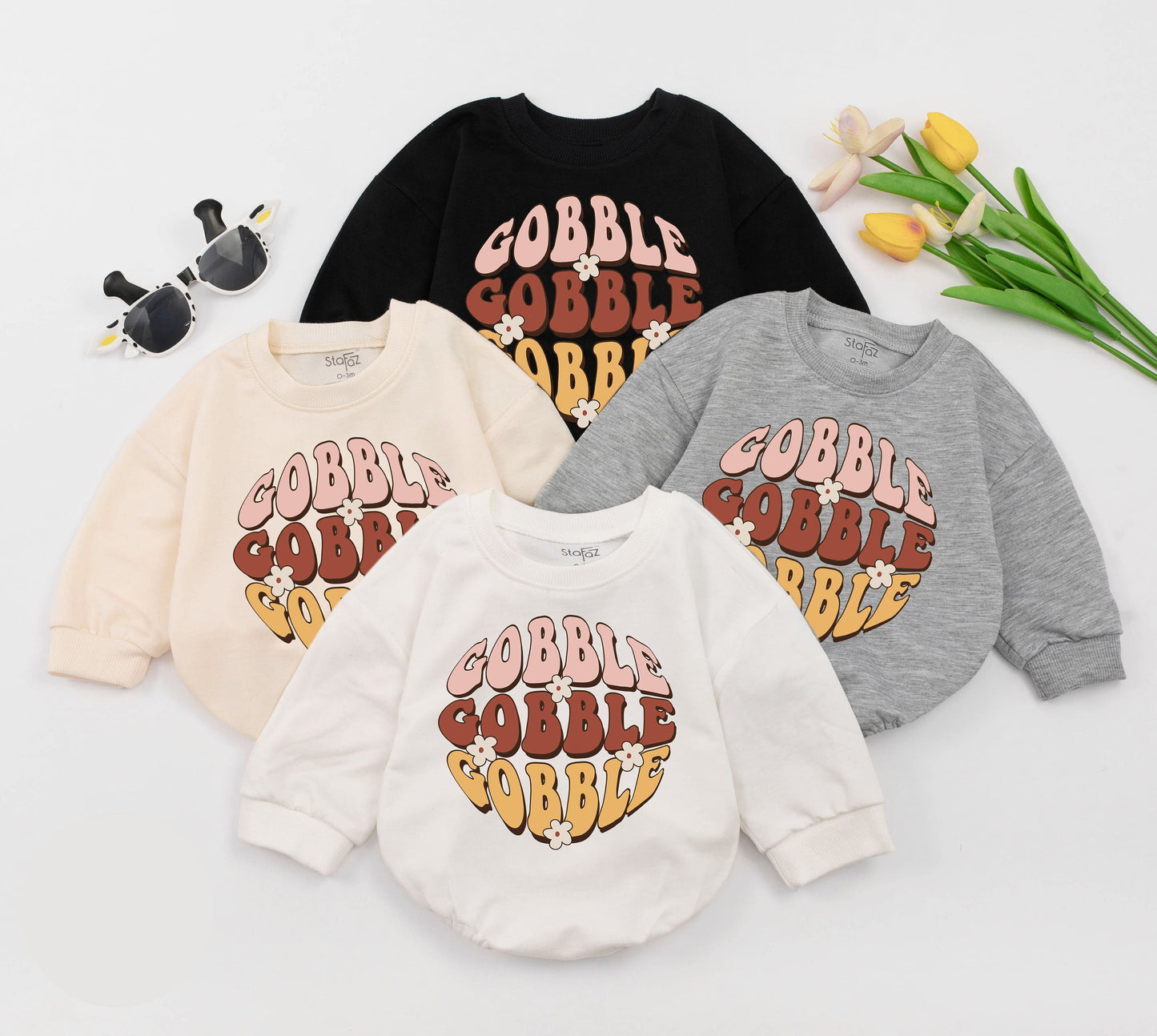 First Thanksgiving Baby Romper – Cute Turkey Outfit & Baby Shower Gift