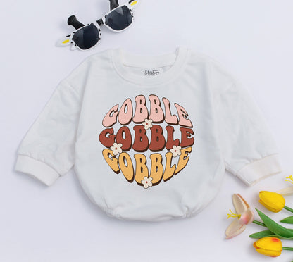 First Thanksgiving Baby Romper – Cute Turkey Outfit & Baby Shower Gift