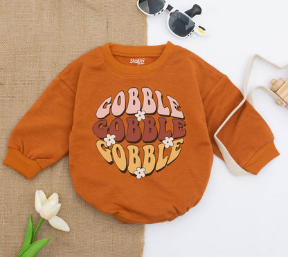 First Thanksgiving Baby Romper – Cute Turkey Outfit & Baby Shower Gift