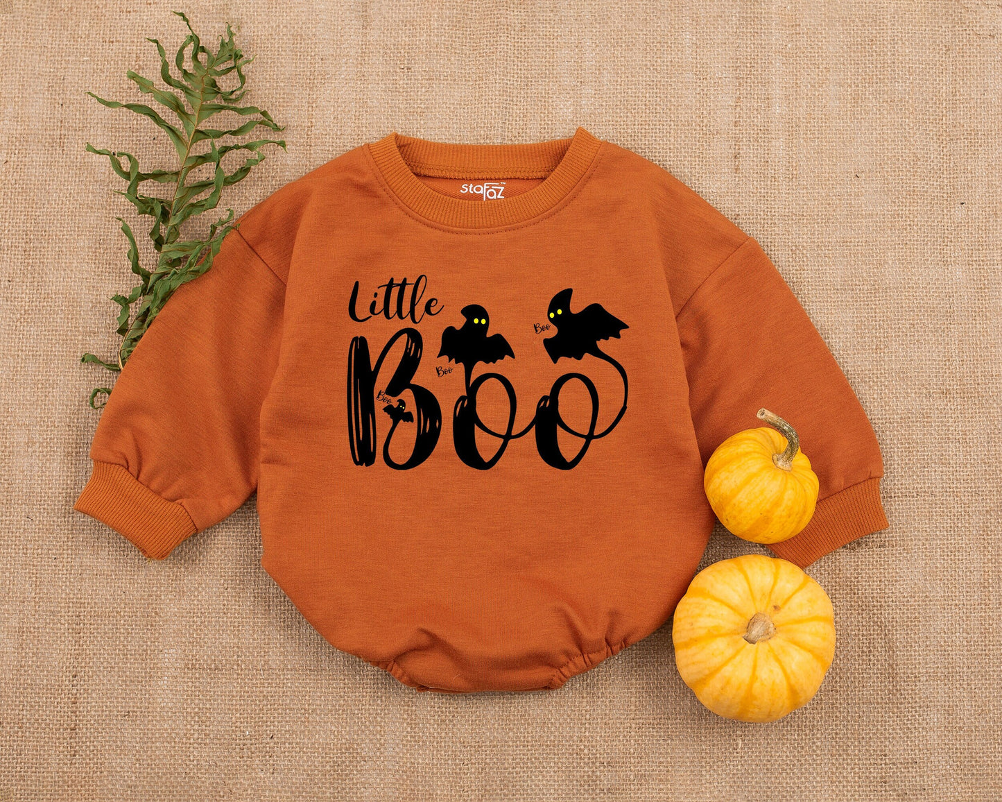 Spooky Babe Bubble Romper: Cute Fall & Halloween Baby Outfit