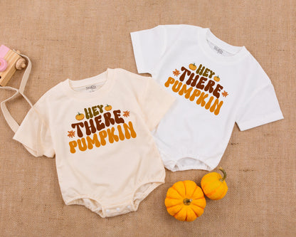 Pumpkin Infant Romper, Fall Baby Gift, Thanksgiving & Halloween Outfit