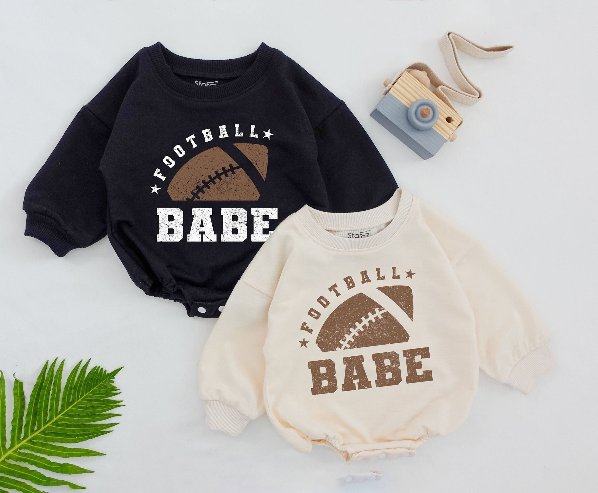 Football Baby Jumpsuit | Oversized Romper for Baby & Toddler