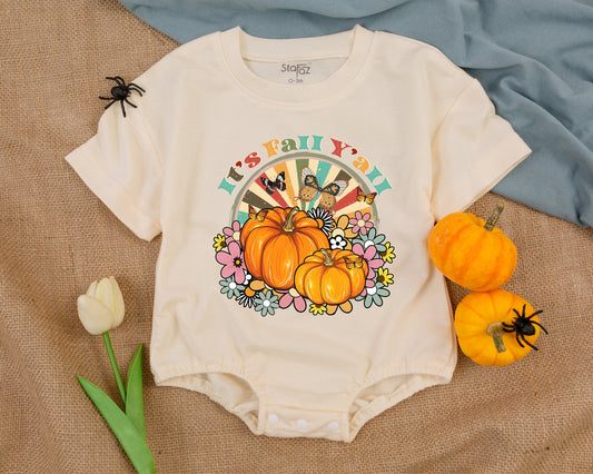 Adorable Pumpkin Baby Romper: Perfect Fall Baby Shower Gift