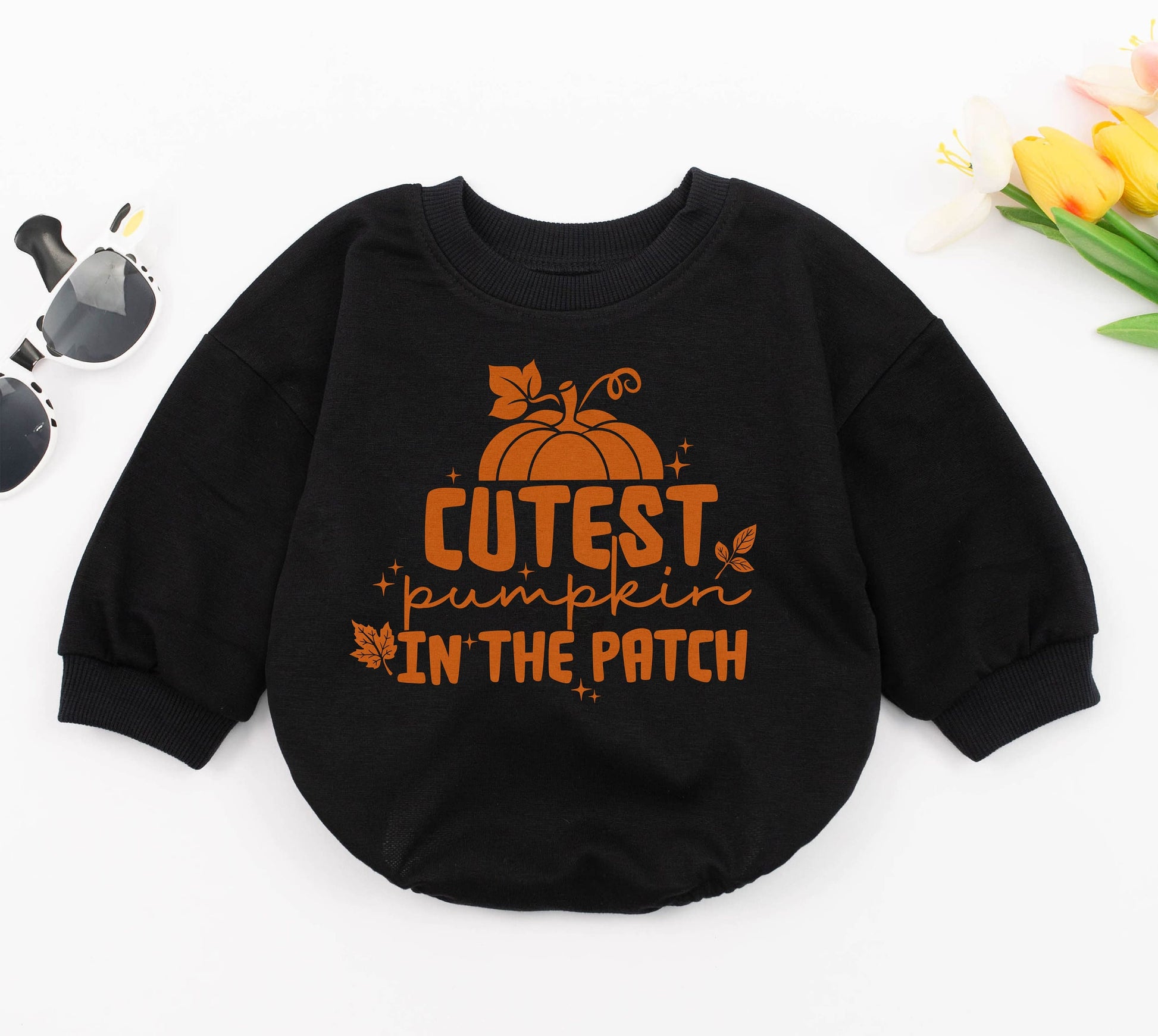 Hello Pumpkin Baby Bodysuit Cute Pumpkin in the Patch Fall Romper Newborn Coming Home Outfit Infant Jumpsuit Cozy Seasonal Baby Clothes