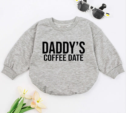 Daddy's Girl Coffee Date Romper – Ideal Father’s Day Baby Gift