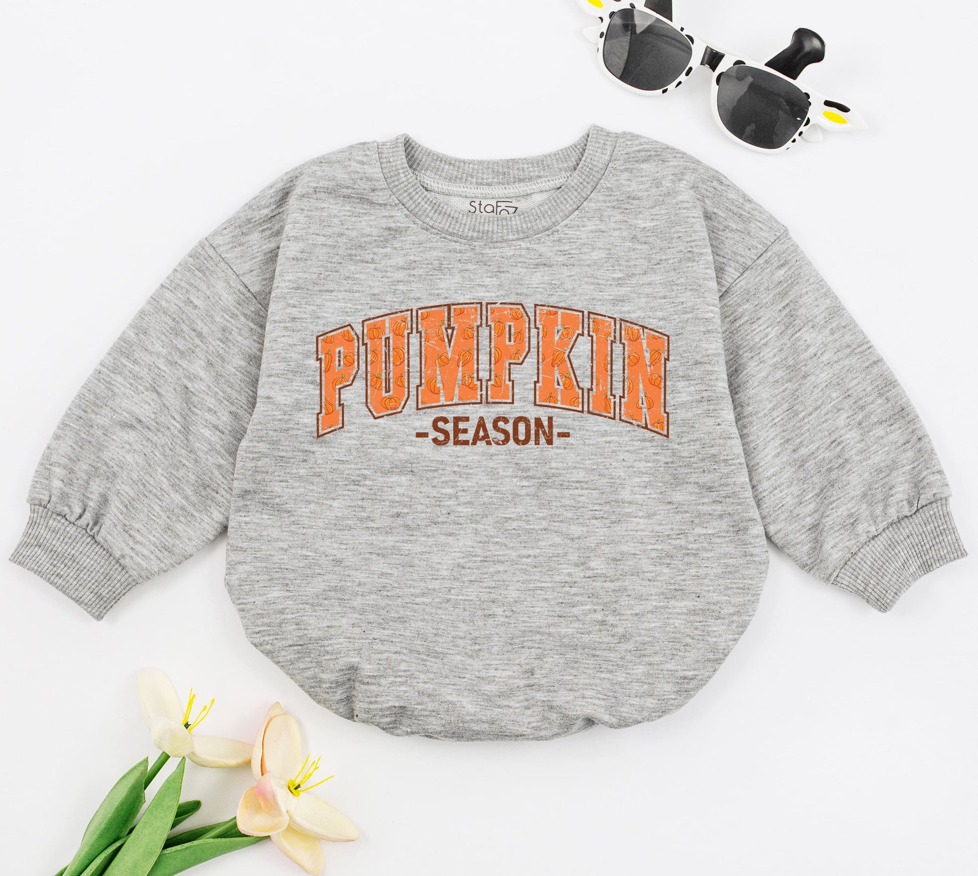 Sweetest Little Pumpkin Baby Bodysuit Romper, Cute Fall Infant Outfit for Baby Shower Gift and Thanksgiving Celebration, Soft Comfortable Clothes