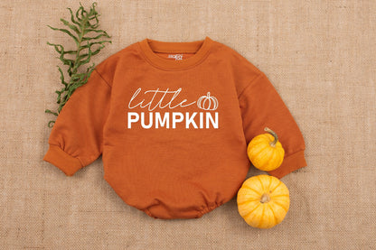 Adorable Little Pumpkin Baby Romper Fall Bodysuit for Baby Girl Boy First Halloween Thanksgiving Outfit Baby Shower Gift