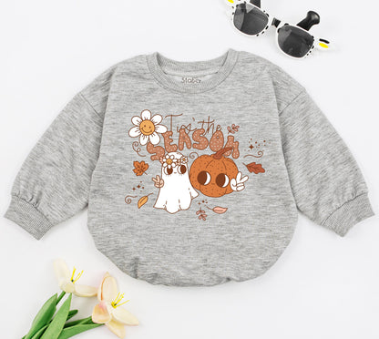 Retro Fall Baby Romper & Bodysuit "Pumpkin Boo Dance" "Tis the Season" Cute Disco Halloween Infant Clothes