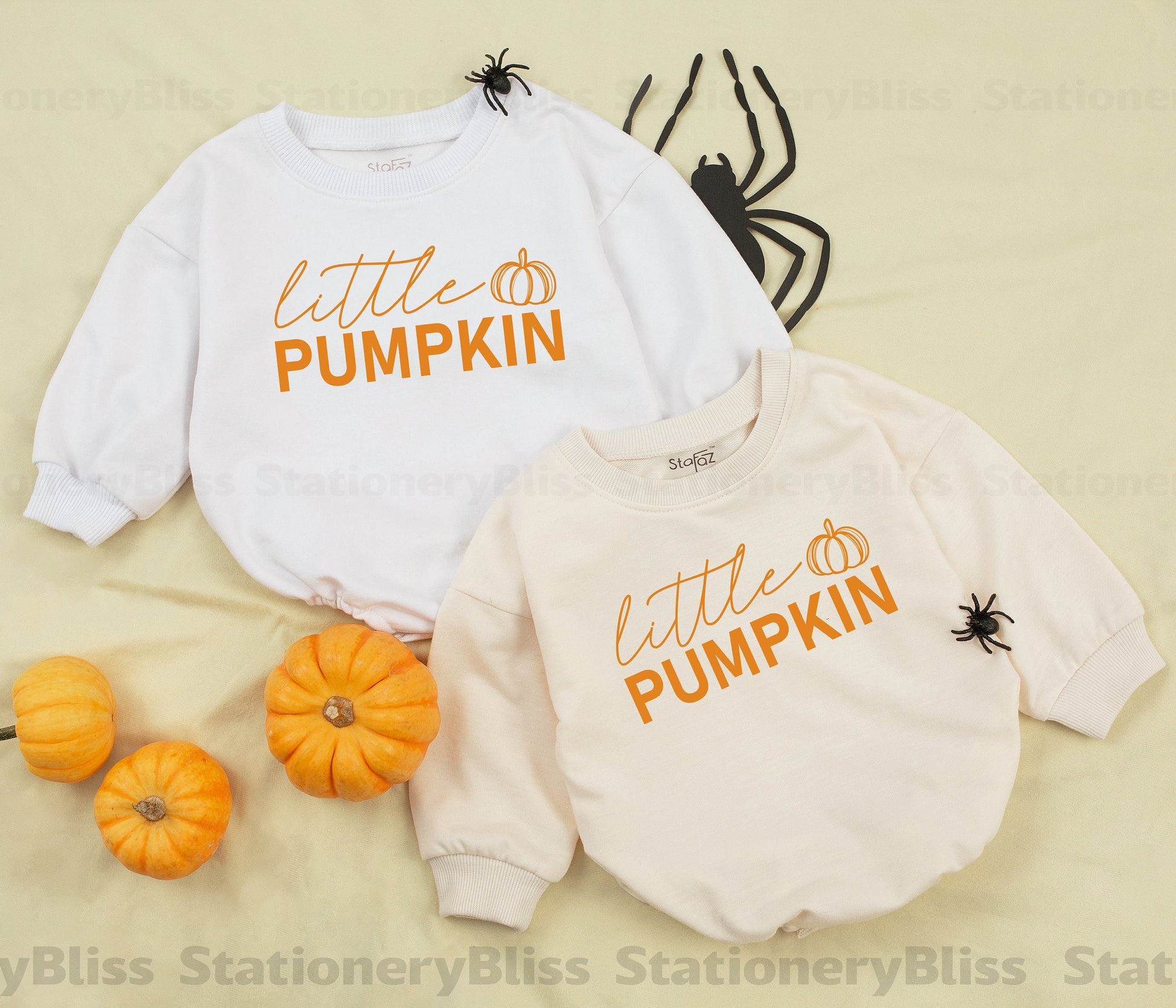 Little Pumpkin Baby Romper: Cute Fall Outfit for Halloween & Thanksgiving