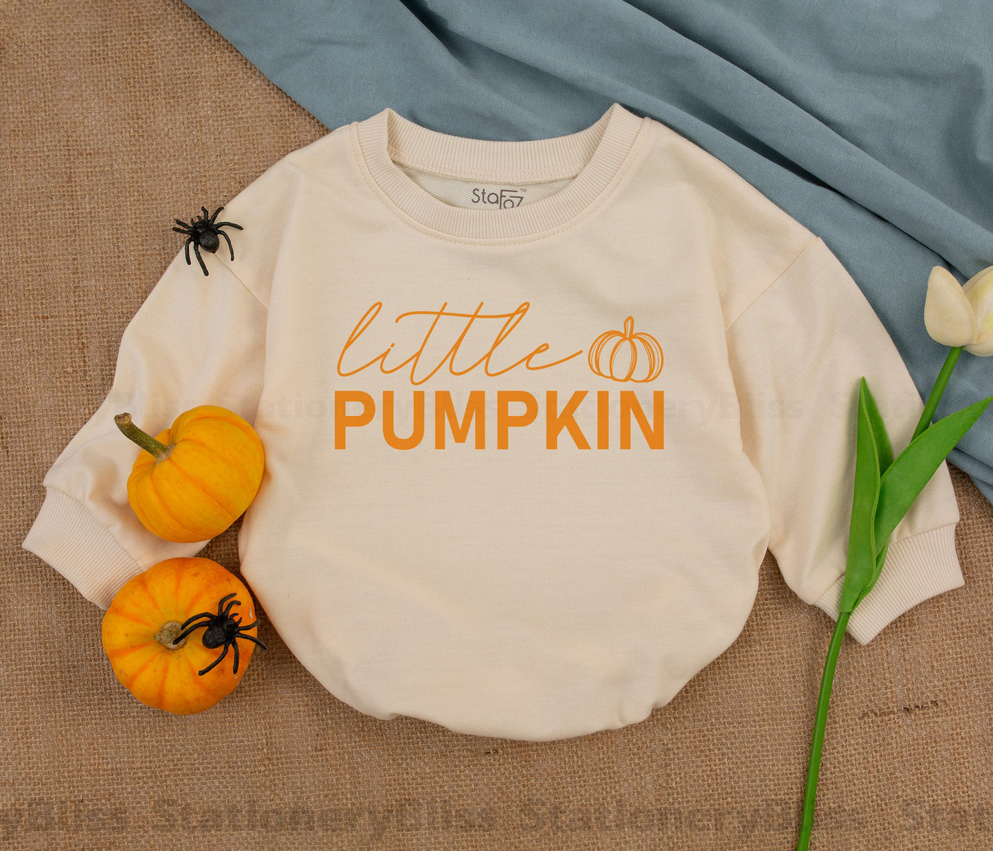 Little Pumpkin Baby Romper: Cute Fall Outfit for Halloween & Thanksgiving