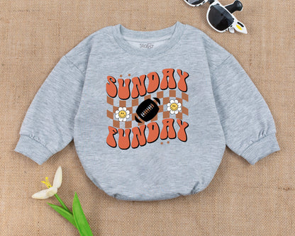 Game Day Football Baby Romper Daddy's Girl Announcement Outfit for Football Baby Shower Fun