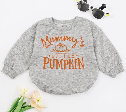 Mommy's Little Pumpkin Romper, Cute Fall Baby Bodysuit Outfit, Adorable Pumpkin Baby Clothes, Baby Shower Gift, Hello Pumpkin, Soft & Comfy Cotton