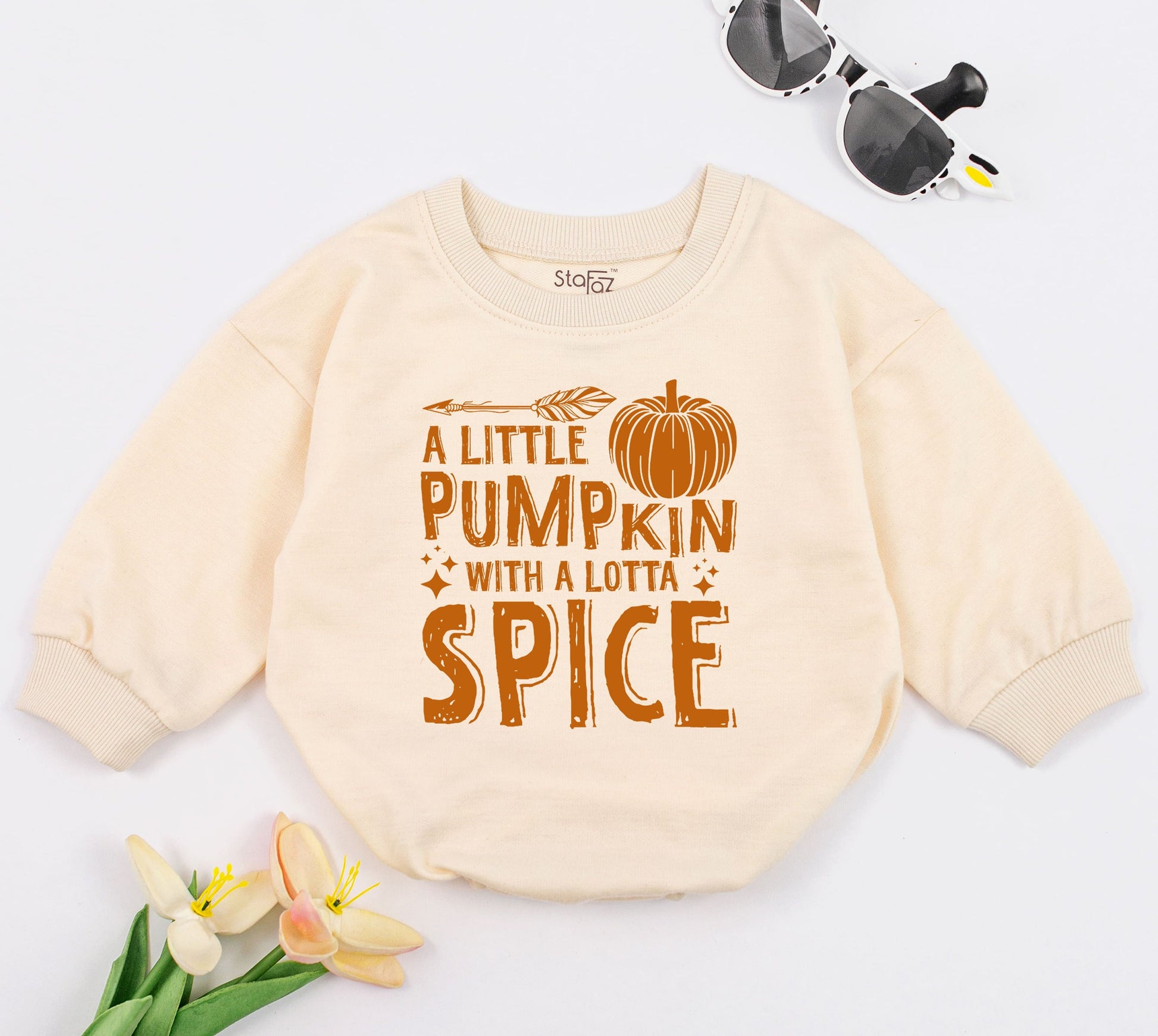 Pumpkin Baby Romper Outfit: Cute Fall Clothing & Halloween Gift