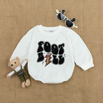 Boo Rock! Funny Baby Girl Halloween Outfit Romper, 1st Halloween Costume, Retro Sweatshirt Toddler Girl Spooky Vibes Gift