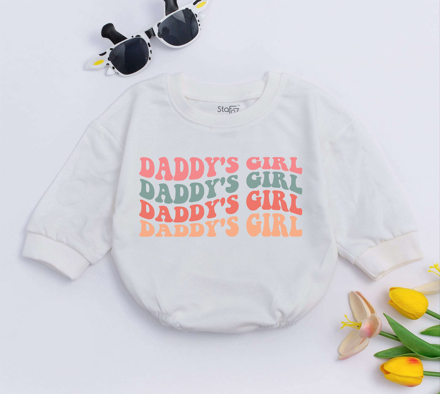 Daddy's Girl Retro Romper | Perfect Father's Day Baby Gift