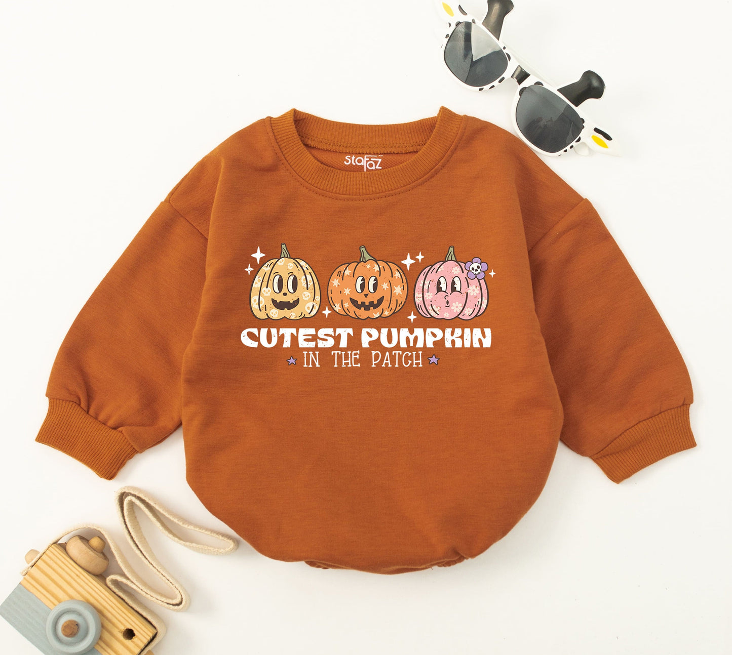 Adorable Fall Baby Romper - Funny Bodysuit for Girls & Boys