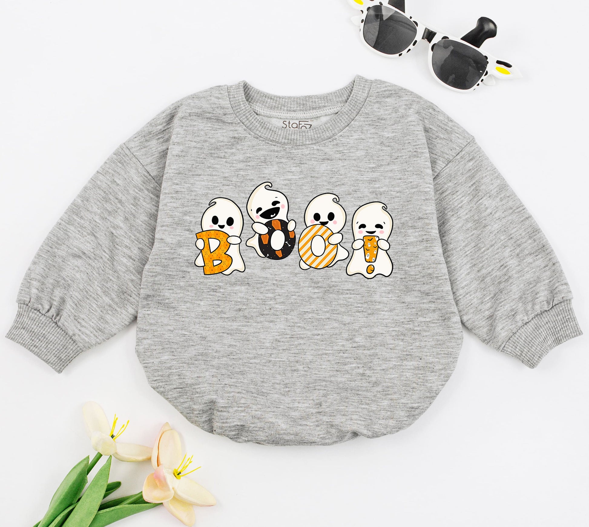 Boo-tiful Baby Ghost Romper - Adorable Halloween & Fall Outfit