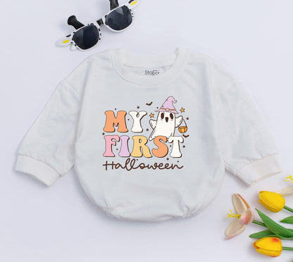 First Halloween Baby Romper: Cute Newborn Outfit & Shower Gift