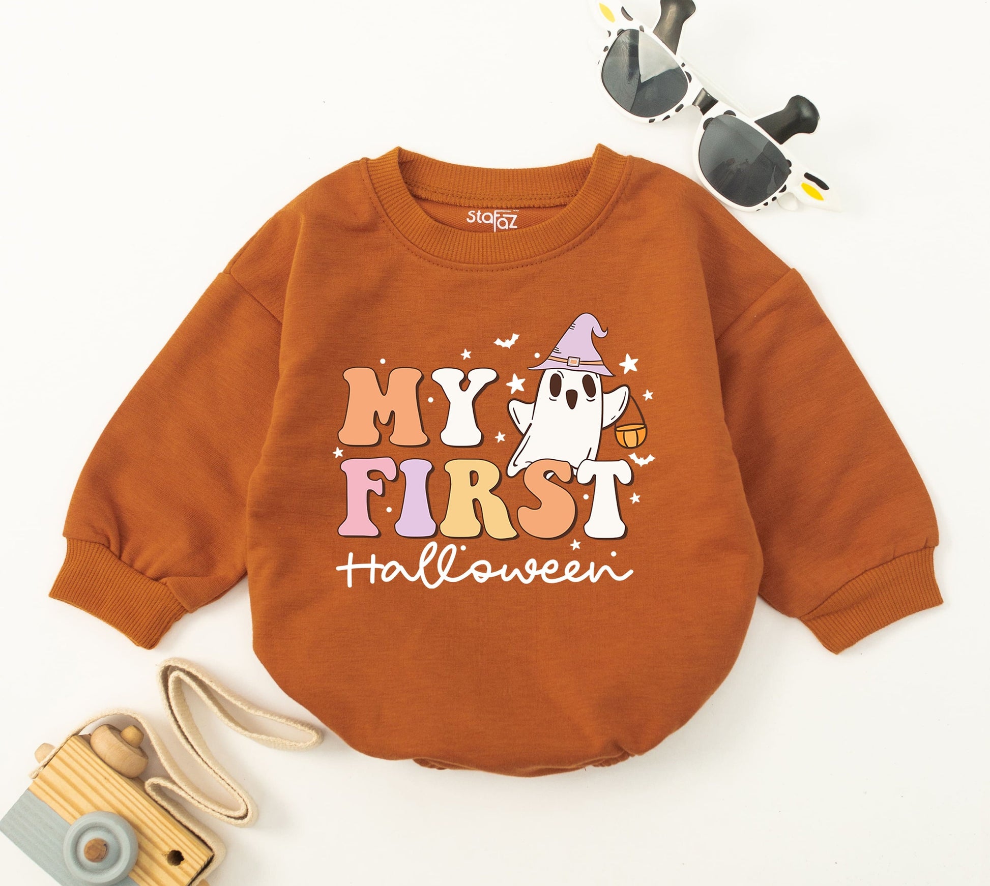 First Halloween Baby Romper: Cute Newborn Outfit & Shower Gift